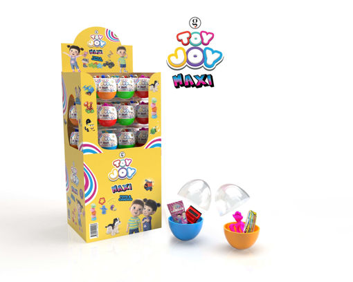 TOY JOY MAXI 15G LICORICE OYUN.(B.KRİSTAL ÜST ŞEFFAF) 1X36LI STAND EKŞİLİ ŞEKER