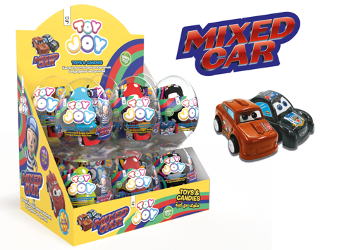 TOY JOY MIXED CAR 20GR (KUR.B.KRİS.YUM.) 6x12 TABLET DRAJE ŞEKER