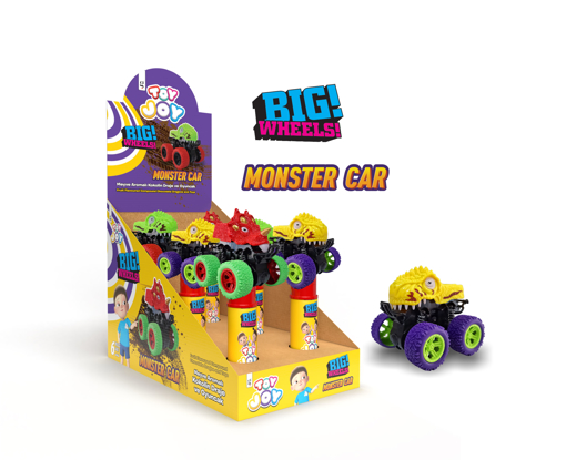 TOY JOY BIG WHEELS MONSTER CAR 15GR OYUN.  NEW resmi